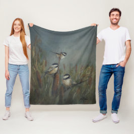 Teich der Meisen Fleecedecke