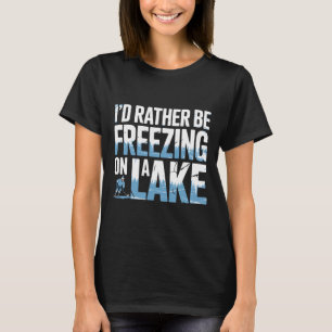 Teich Hockey Spieler Lake Hockey T-Shirt