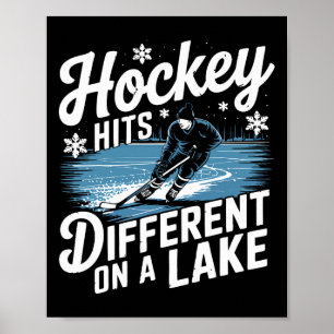 Teich Hockey trifft anderen Shinny  Poster