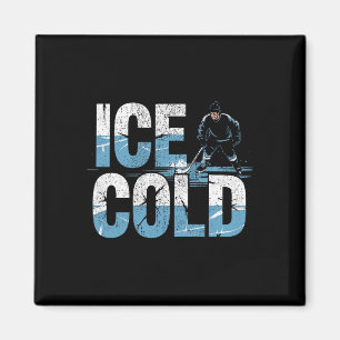 Teich Hockeyspieler Eiskalte Shinny Magnet