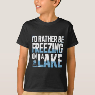 Teich Hockeyspieler Lake Hockey  T-Shirt