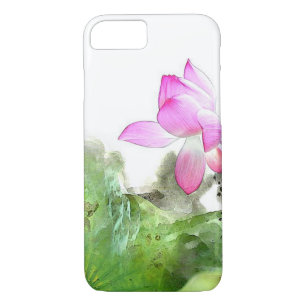 TEICH LOTUS L Chinese-Bürsten-Malerei-Kunst Case-Mate iPhone Hülle