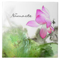 TEICH LOTUS L Chinese-Bürsten-Malerei-Kunst