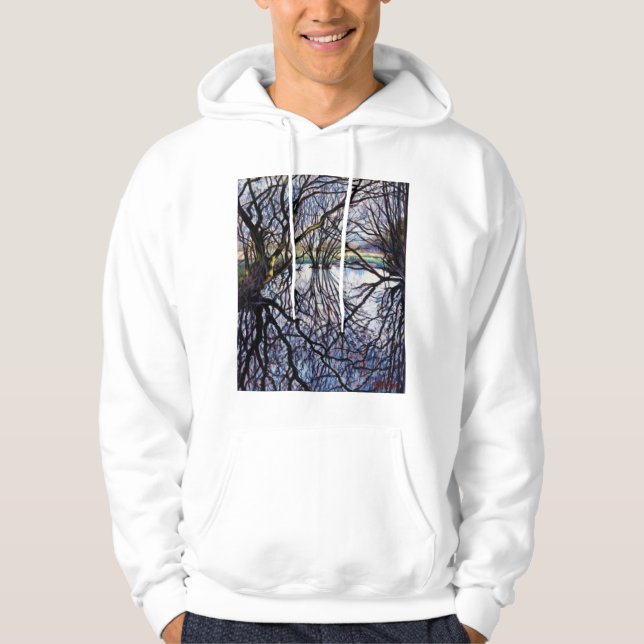 Teich-Reflexionen 2009 Hoodie (Vorderseite)