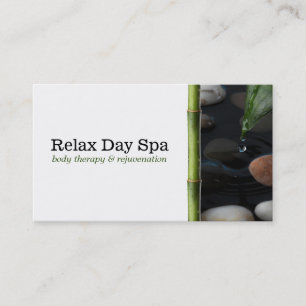 Teich und Bamboo Visitenkarte