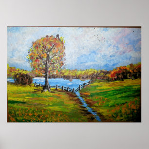 Teich und Baum, Abita Springs Poster