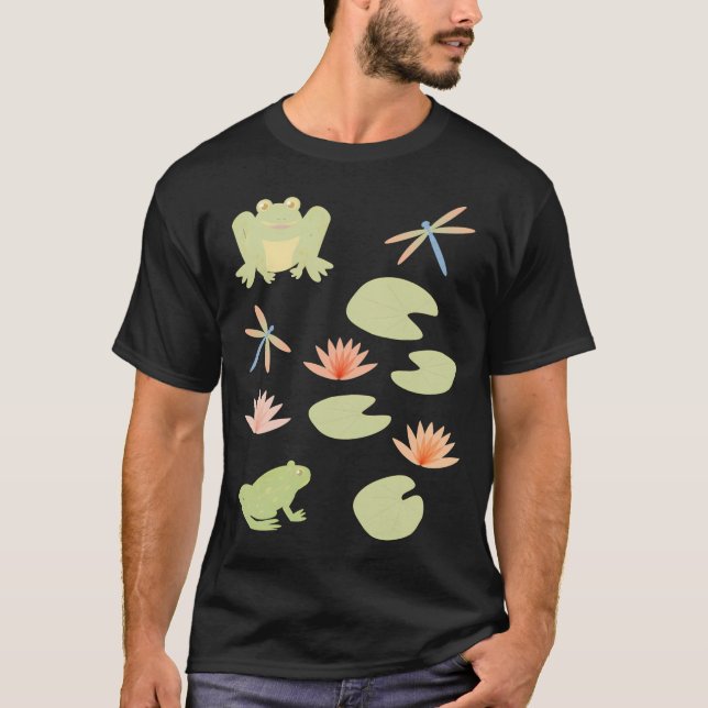 Teichfreunde-Aufkleber-Set T-Shirt (Vorderseite)