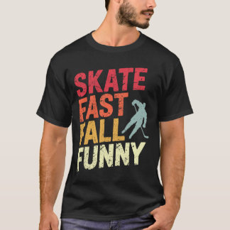 Teichhockeyspieler Schlittschuh Schnell Shinny (1) T-Shirt
