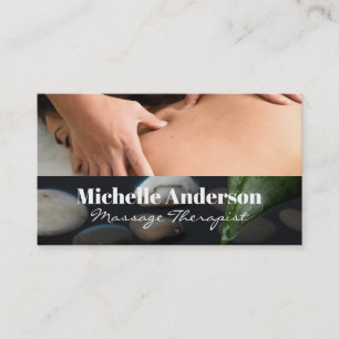 Teichsteine   Rückenmassage Visitenkarte