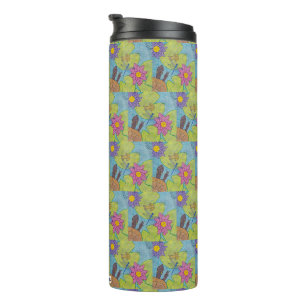 Teichszene (Muster) - Thermaltumbler Thermosbecher