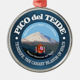 Teide Ornament Aus Metall
