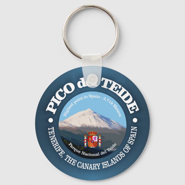 Teide Schlüsselanhänger (Vorderseite)