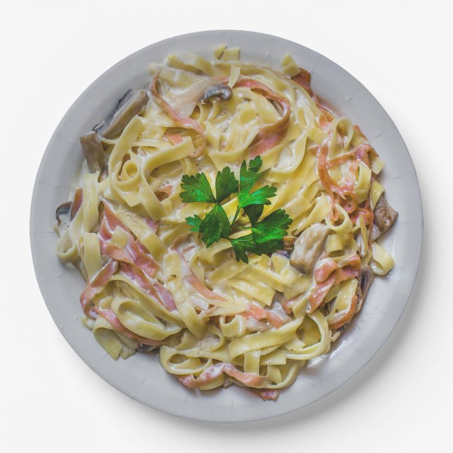 Teig Pappteller (Vorderseite)