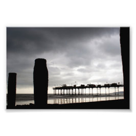 Teignmouth Pier and Beach Devon England Vereinigte Fotodruck