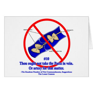 Teigwaren durch Ader