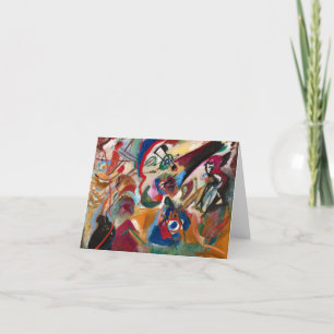 Teil 2 für die Zusammensetzung VII durch Kandinsky Dankeskarte