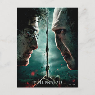 Teil 2 Harry Potters 7 - Harry gegen Voldemort Postkarte