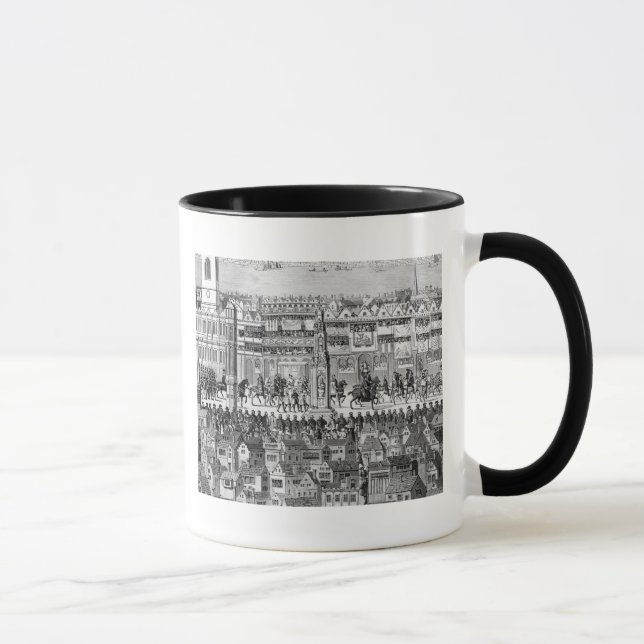 Teil der Krönungs-Prozession Tasse (Rechts)