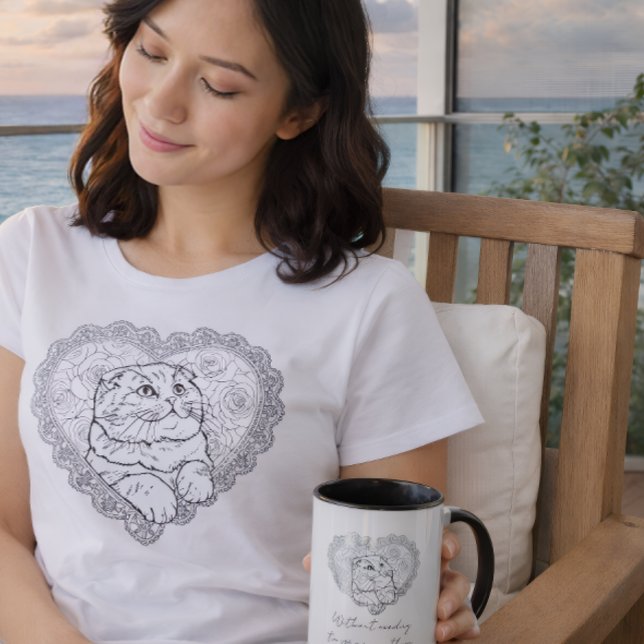 Teil der Line Art Ritual-Kollektion Tasse (Von Creator hochgeladen)