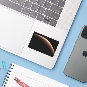 Teil der Mars an der Grenze von Licht und Dunkel. Aufkleber