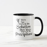 Teil der Niederschlag-Tasse