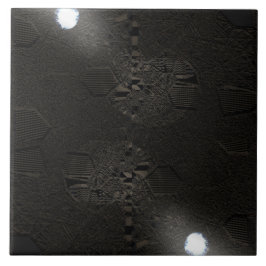 Teil der Planetenoberfläche mit MondmantelKeramik  Fliese