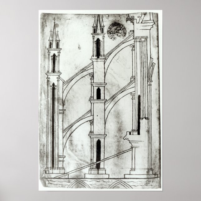 Teil der Wand und des Bogens Poster (Vorne)