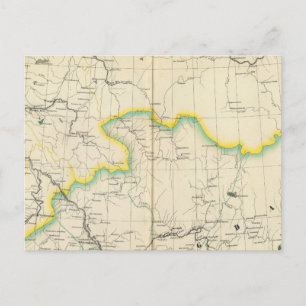 Teil des europäischen Russland 6 Postkarte