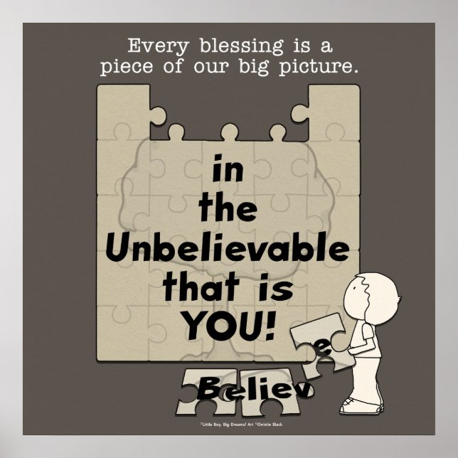 Teil des großen Bildes Poster (Vorne)