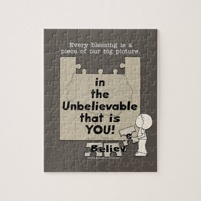 Teil des großen Bildes Puzzle (Vertikal)