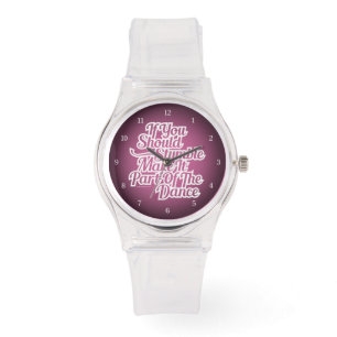 Teil des Tanzes Armbanduhr