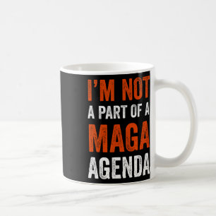 Teil einer Maga-Agenda Kaffeetasse