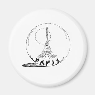 Teil in einer Glaskugel Magnet