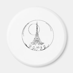 Teil in einer Glaskugel Magnet