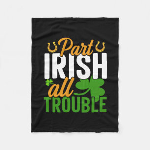 Teil Irish All Trouble Fleecedecke