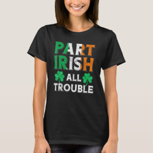 Teil Irish All Trouble Funny St Patrick's Day Matc T-Shirt