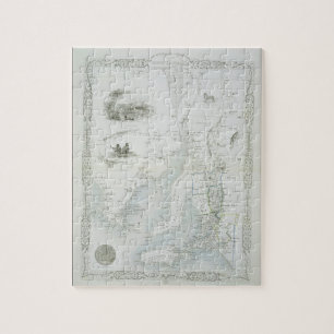 Teil von Südaustralien, von einer Reihe der Welt Puzzle