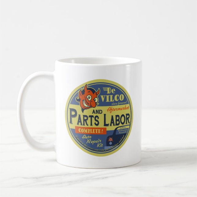 Teile & Arbeit Kaffeetasse (Links)