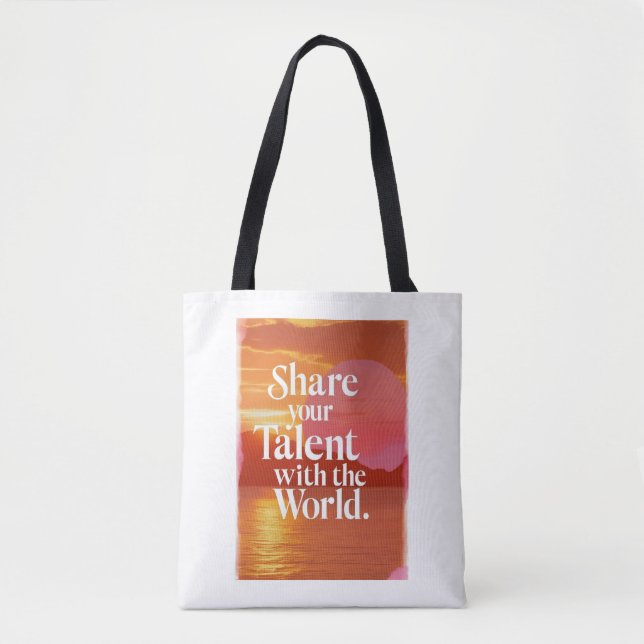 Teile Dein Talent mit der Welt (Vorderseite)