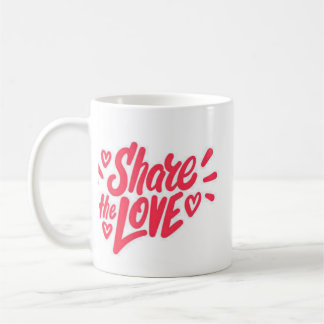Teile den Liebes-Kaffeebecher Kaffeetasse