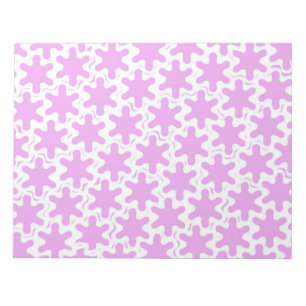 Teile des Puzzle Notepad - Lila Notizblock