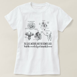 Teile des Zyklus 1 einer klassischen Blume T-Shirt