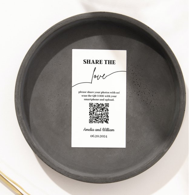 Teile die Liebe | Austausch von Fotos mit QR-Code Begleitkarte (Von Creator hochgeladen)