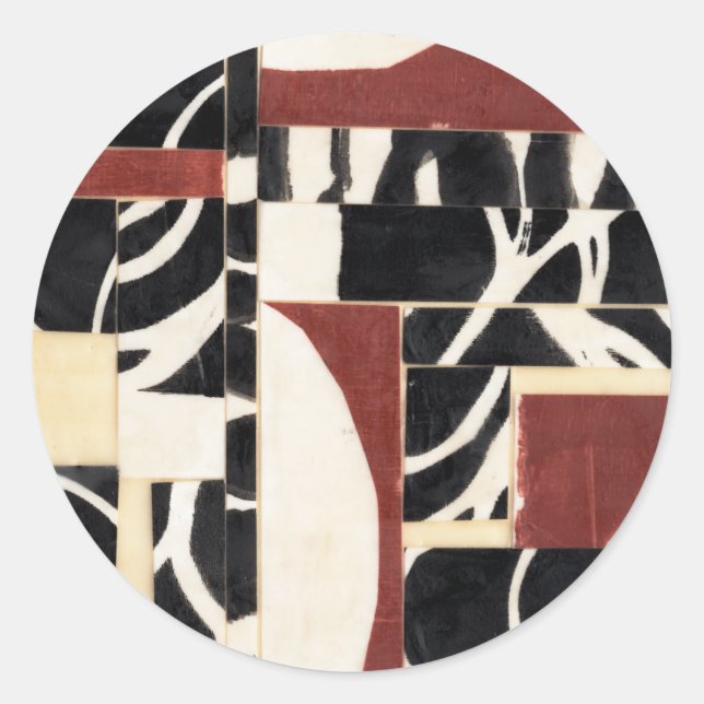 Teile I Runder Aufkleber (Vorderseite)