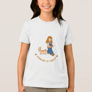 Teilen-ist-Kümmern T-Shirt-Design Tri-Blend Shirt