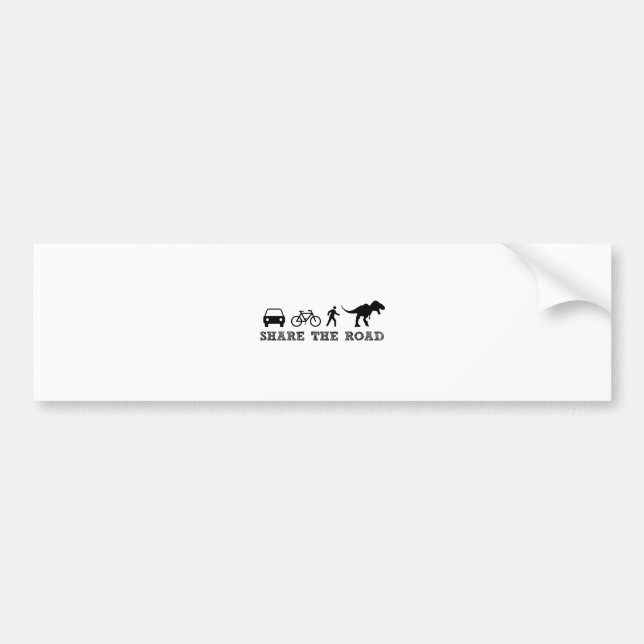 Teilen Sie die Straße Autoaufkleber (Vorne)