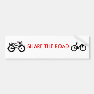 teilen Sie die Straße Autoaufkleber