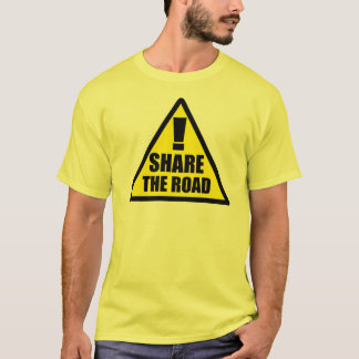 Teilen Sie die Straße - Fahrrad-Shirt T-Shirt