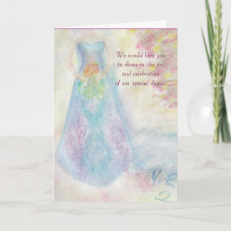 Teilen Sie diesen besonderen Tag Hochzeitskarte - Einladung
