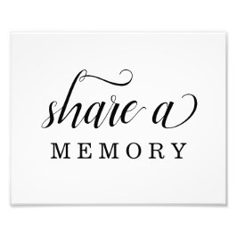 Teilen Sie ein Gedächtniszeichen für Beerdigung, G Fotodruck